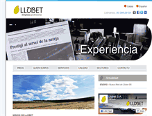 Tablet Screenshot of llobetsa.com